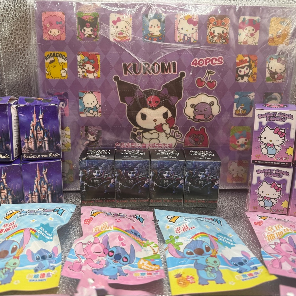 Samrio Hello Kitty, Stitch, Nightmare Before Christmas Blindpacks 60 Items - Picture 3 of 8